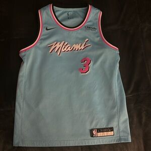 Youth Large 2018-2019 Miami Vice Dwyane Wade Jersey #3
